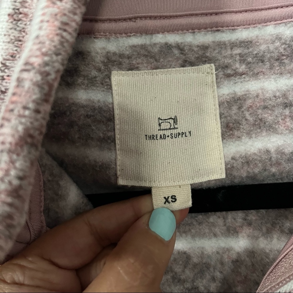 Pink Striped Pullover - Picture 5 of 5